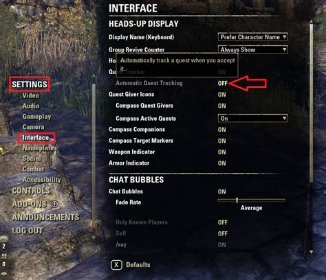 Quest Tracker The Elder Scrolls Online Support The Elder Scrolls