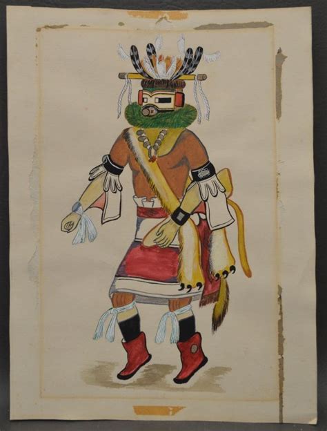 HOPI INDIAN PAINTING - R. G. Munn Auction LLC