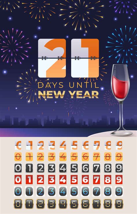 Celebrate New Year Countdown Template 1849668 Vector Art at Vecteezy