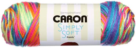 Caron Simply Soft Paints Yarn Rainbow Bright Michaels