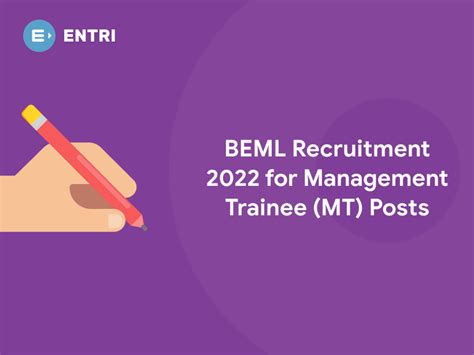 Beml Recruitment For Management Trainee Mt Posts Entri Blog