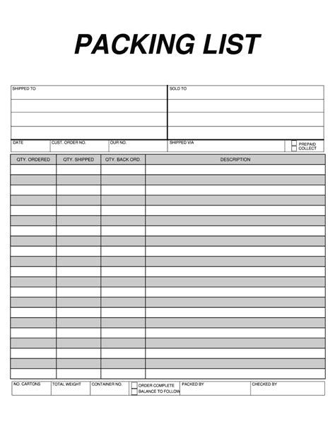 What Is A Packing Slip Definition 6 Main Components Form Fill Out