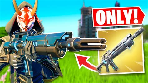 The New Mythic Pulse Rifle Only Challenge In Fortnite Overclocked Pulse Rifle Youtube