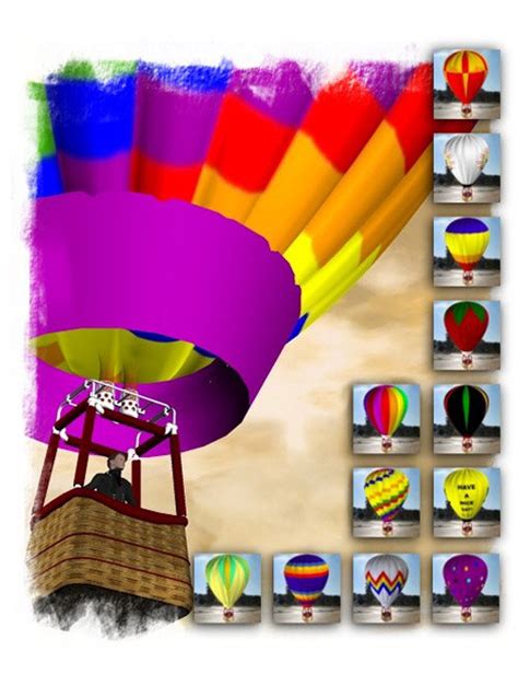 Hot Air Balloon Daz D