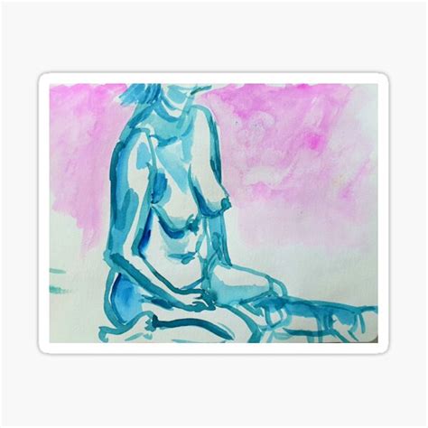 Seated Nude Sticker For Sale By Terezadelpilar Redbubble