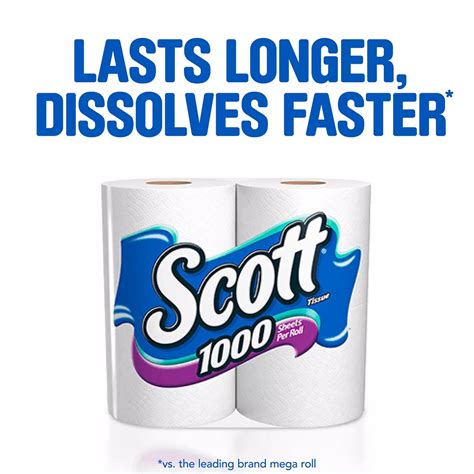 Scott 1000 Toilet Paper Rolls 1 Ply Toilet Tissue - Shop Toilet paper ...