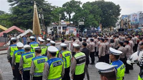 Apel Pengamanan Malam Takbir Idul Fitri 1445 H Polres Tasikmalaya Kota