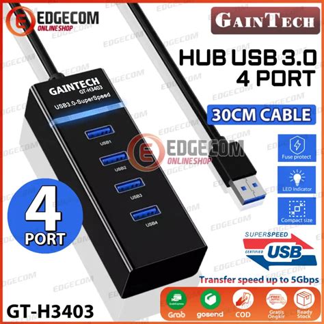 USB 3 0 HUB 4 PORT 30cm GAINTECH Lazada Indonesia