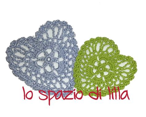 Lo Spazio Di Lilla Lilla S Tutorials Il Cuore All Uncinetto Con Fiore