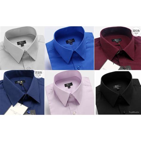 Ready Stockg Formal Shirt Long Sleeve Regular Fit Men Business