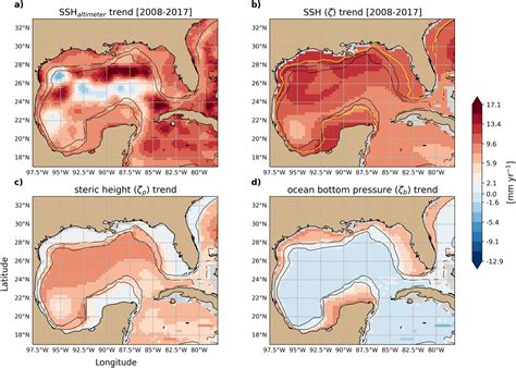 Influence Of Deep‐ocean Warming On Coastal Sea‐level Decadal Trends In The Gulf Of Mexico