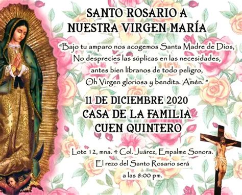 Invitación Virgen De Guadalupe Y Separador en venta en San Luis Río