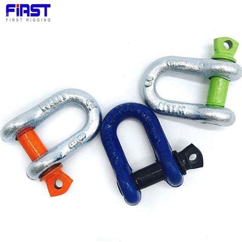 Forged G Us Type Galvanized Dee Shackle For Lifting Chain Sling