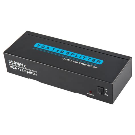 8 Port 350MHz VGA 1 In 8 Out Splitter VGA Splitter HDMI Splitter And