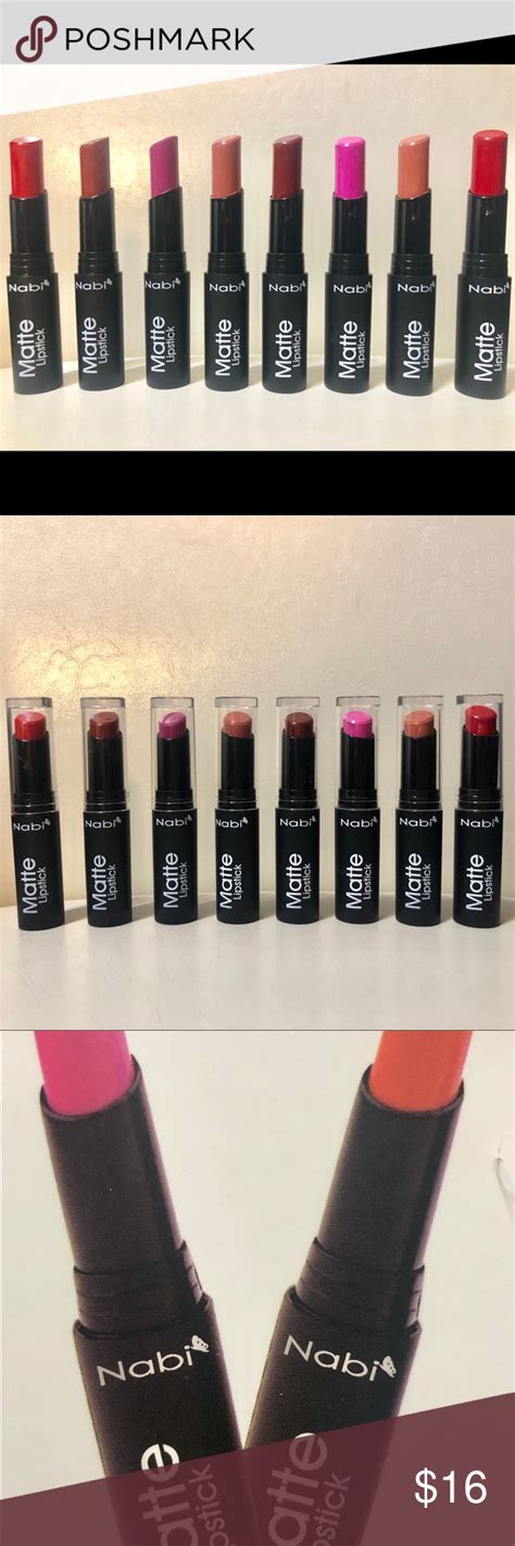 8 Nabi Matte Lipsticks Beautiful Colors Long Lasting