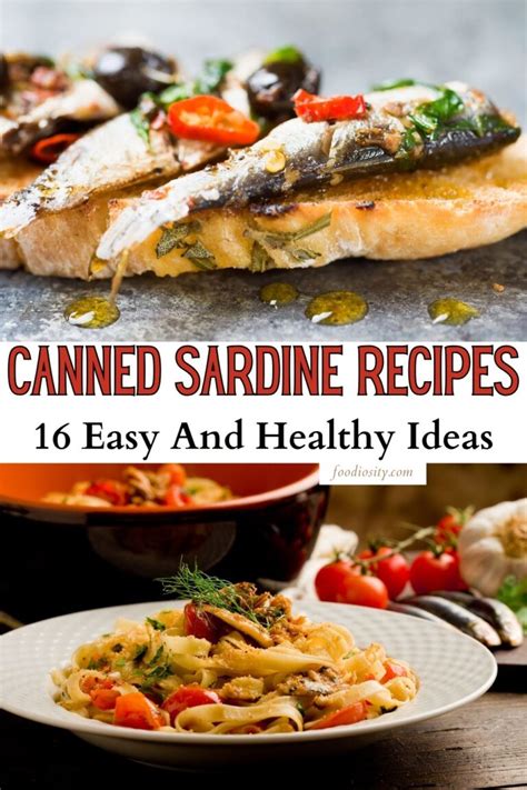 16 Canned Sardine Recipes - Easy And Healthy Ideas - Foodiosity