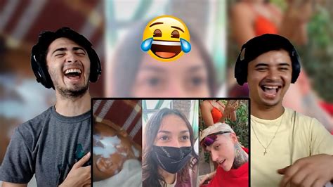 React Os Melhores Tik Tok De ComÉdia Tente NÃo Rir 96 Amora Youtube