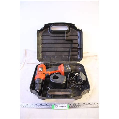 Black & Decker Cordless Drill w/ Charger (untested) - Bodnarus Auctioneering