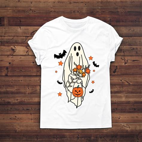 Fall Png Cute Ghost Png Halloween Spooky Babe Png Autumn Etsy