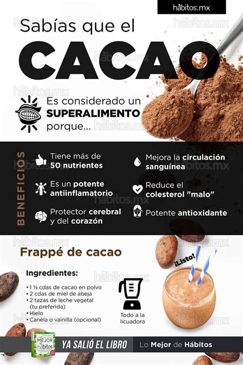 Hábitos Health Coaching Sabías que el cacao es considerado un