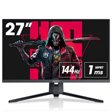 Kooruiのkoorui 27インチ ゲーミングモニター 27e1qa Qhd 2560×1440va非光沢144hz1ms