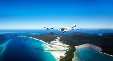 Whitsundays Heart Reef Scenic Flight Ocean Rafting