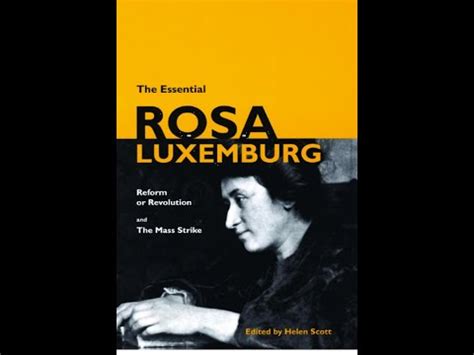 Reform Or Revolution By Rosa Luxemburg Youtube