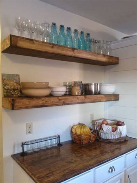 Wood Floating Shelves Inches Deep Rustic Shelf Etsy