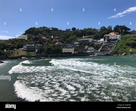 Beachfront Community In Barra Da Tijuca Rio De Janeiro Brazil Stock