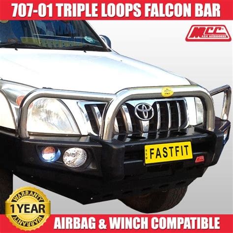 Shop MCC 707 01 Stainless Steel Triple Loops Falcon Bull Bar LED