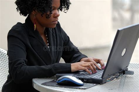 Typing On The Computer Stock Image Image Of Work Suit 192719