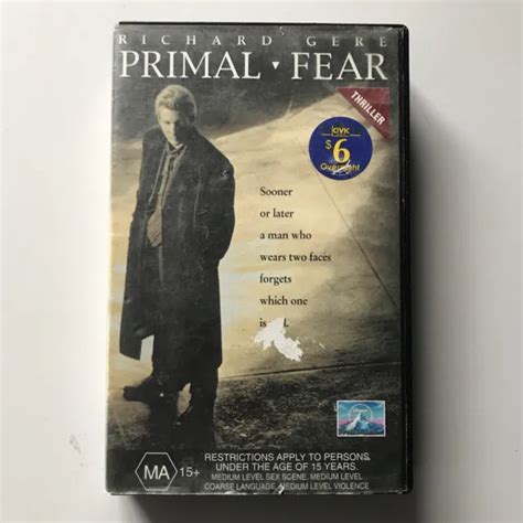 Primal Fear Richard Gere Vhs Big Box Exrental Video Tape