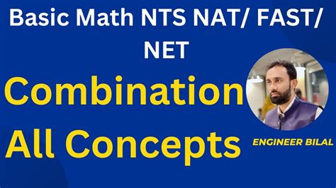 Basic Mathematics Combination Fast Nts Nat Gat Nust Net I Nts Nat