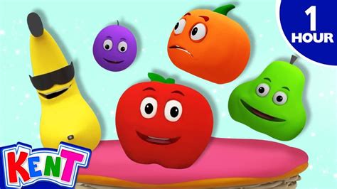 fruits jumping   bed nursery rhymes  kids