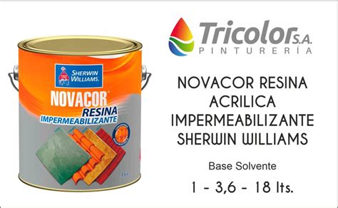 NOVACOR RESINA ACRILICA SHERWIN WILLIAMS Tricolor S A