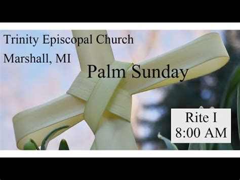 The Sunday Of The Passion Palm Sunday Holy Eucharist Rite I 8