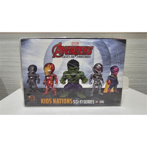 絕版野獸國 KIDS NATION SF 套裝組 正版 HOT TOYS 鋼鐵人 Q版公仔 耳機塞 蝦皮購物