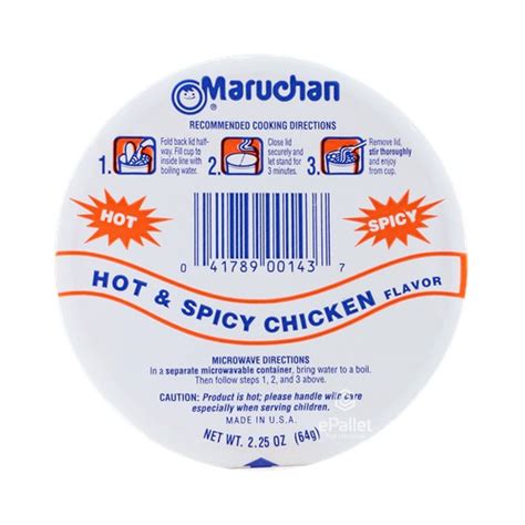 Epallet Maruchan Instant Hot Spicy Chicken Flavor Ramen Noodle Soup Oz Cup