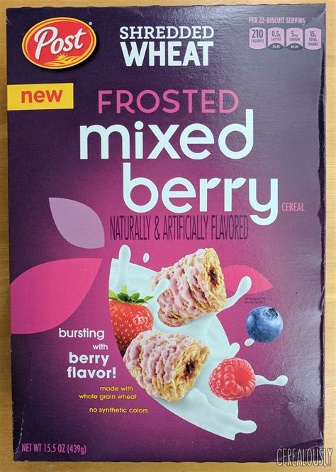 Review: Frosted Mixed Berry Shredded Wheat Cereal