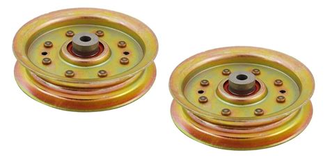 Pack Of 2 Heavy Duty Flat Idler Pulley Replaces Cub Cadet 956 04129 956