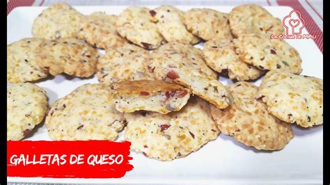 Galletas Saladas De Queso Y Jam N Serrano Son Irresistibles