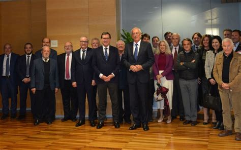 El Presidente De CEOE Antonio Garamendi Con Los Empresarios De