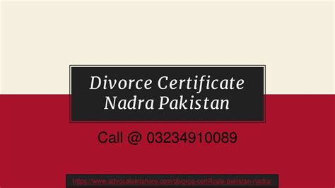 Ppt Divorce Certificate Nadra 2023 For Females Powerpoint