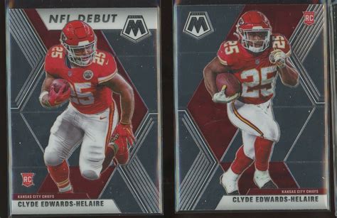 Panini Prizm Mosaic Clyde Edwards Helaire Nfl Debut Base Rc