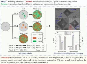 过冷铌硅合金在静电悬浮状态下的快速共晶生长动力学 Acta Materialia X MOL