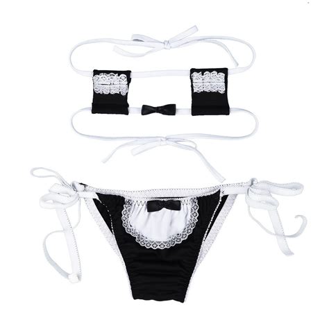 Sexy Lingerie Women French Maid Nurse Costume Cosplay Uniform Outfit