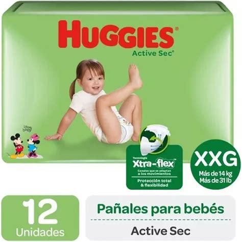 Pa Ales Huggies Active Sec Xxg Cuotas Sin Inter S