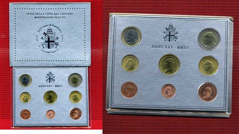 Vatikan Vatican Euro KMS 1 Cent 2 Euro Komplett Vatikan