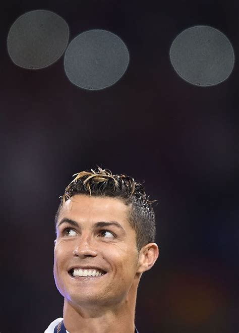 Real Madrids Portuguese Striker Cristiano Ronaldo Celebrates After