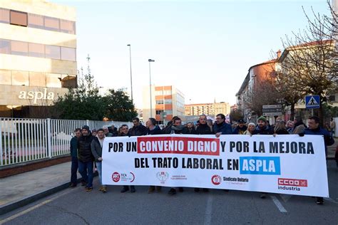 Se Cumplen Tres Semanas De Huelga En Aspla Con La Plantilla De